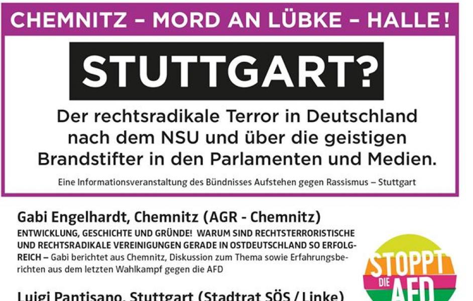 Informationsveranstaltung Bundnis Aufstehen Gegen Rassismus