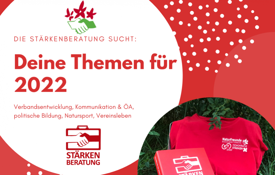 Die Stärkenberatung sucht deine Themen für 2022!