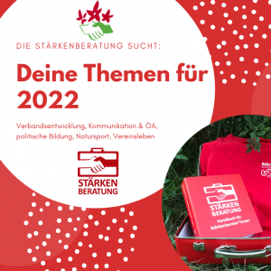 Die Stärkenberatung sucht deine Themen für 2022!